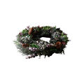 Botanical Forest Wreath Green