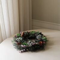 Botanical Forest Wreath Green