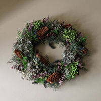 Botanical Forest Wreath Green
