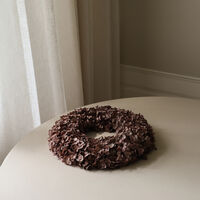 Hydrangea Wreath Brown