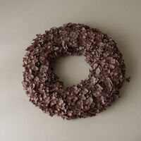 Hydrangea Wreath Brown