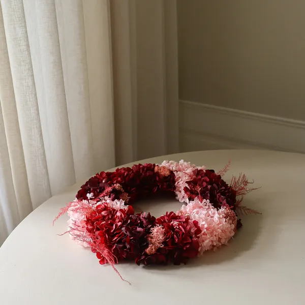 Bloom Wreath Burgundy