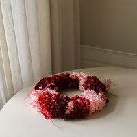 Bloom Wreath Burgundy