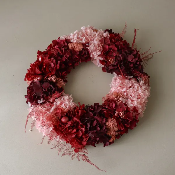 Bloom Wreath Burgundy