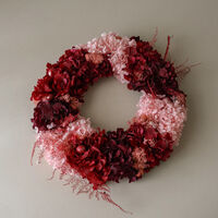 Bloom Wreath Burgundy