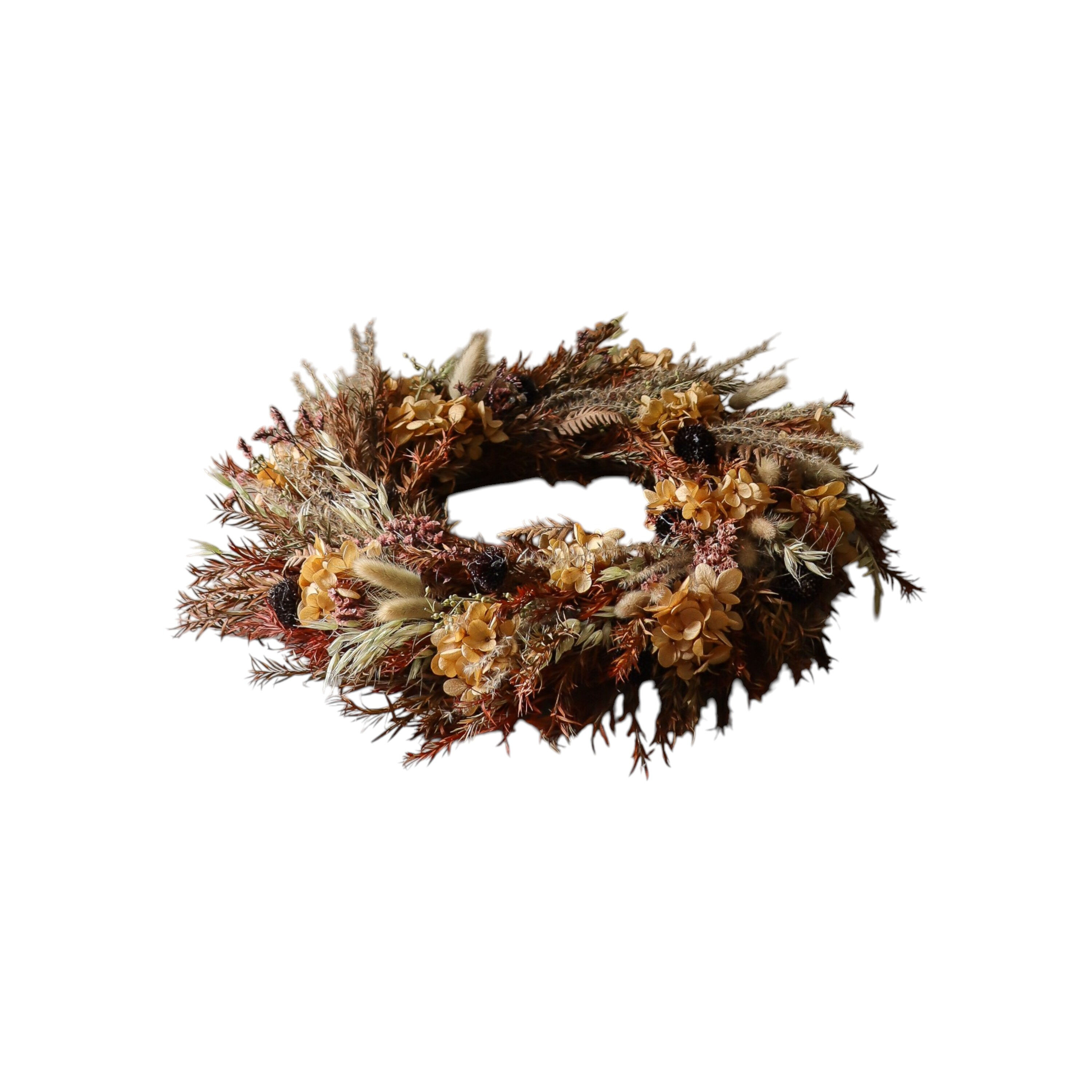 Golden Meadow Wreath Brown