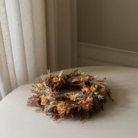 Golden Meadow Wreath Brown