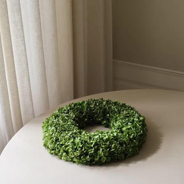 Hydrangea Wreath Green