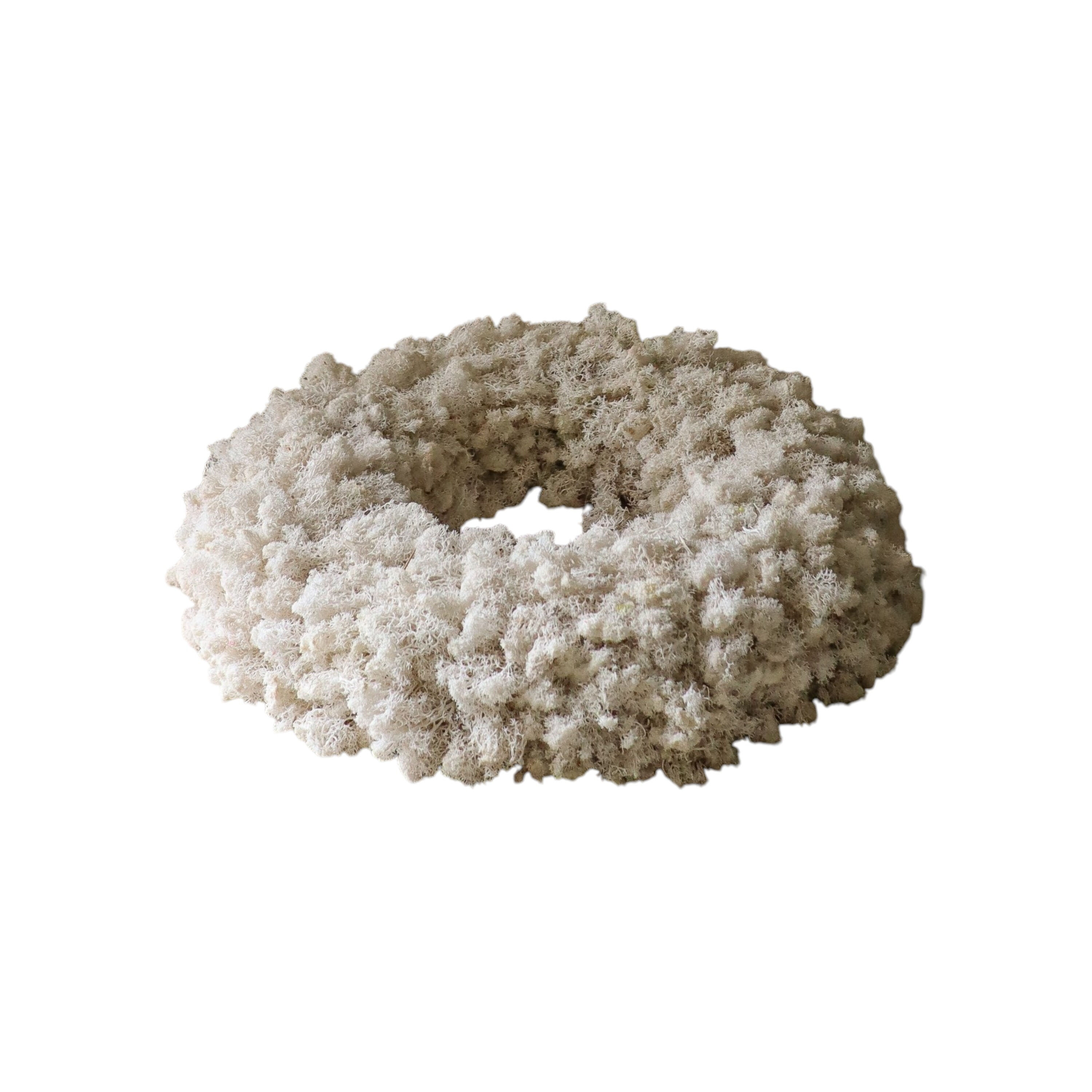 Moss Wreath White