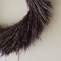 Pampas Grass Wreath Purple