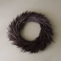 Pampas Grass Wreath Purple