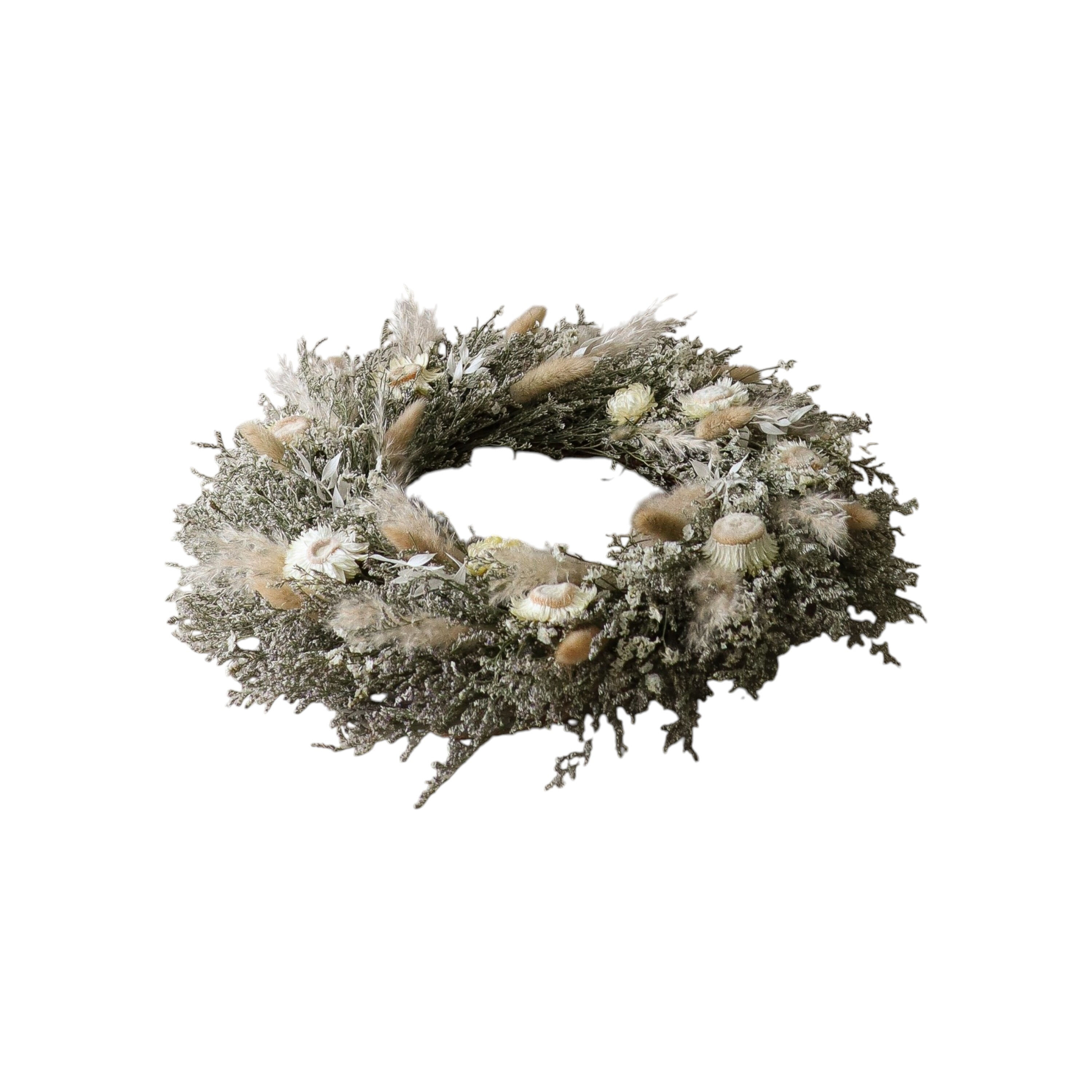 Quiet Oat Wreath White
