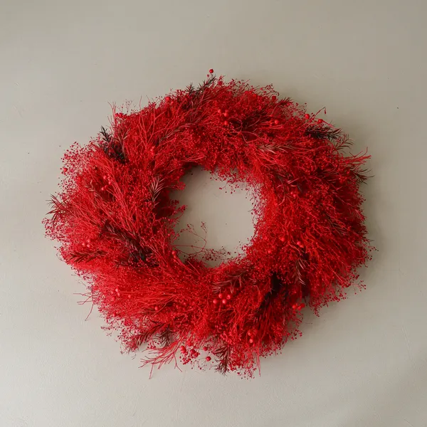 Grove Wreath Red