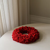 Moss Wreath Red