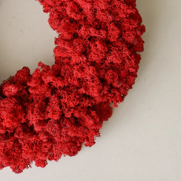 Moss Wreath Red