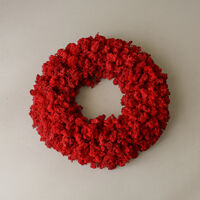 Moss Wreath Red