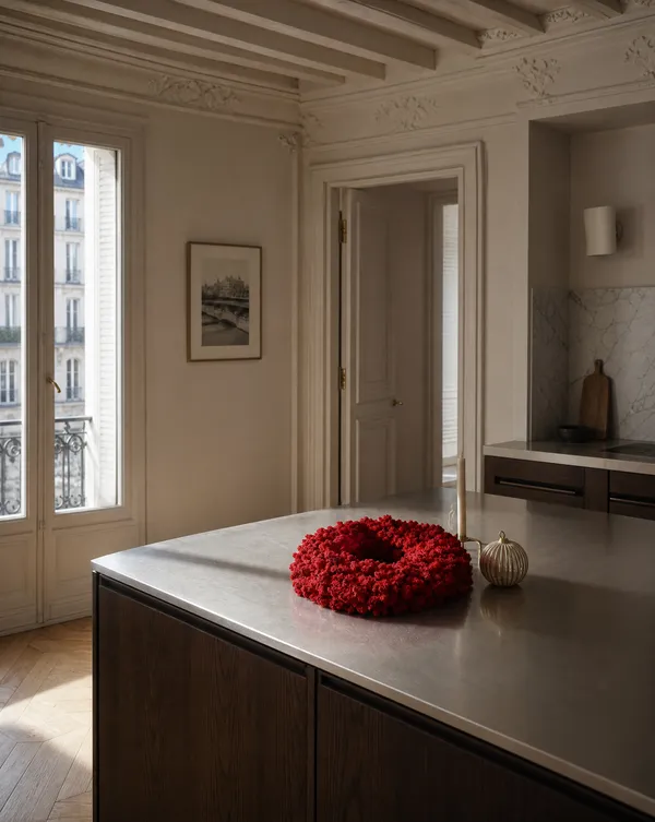 Moss Wreath Red