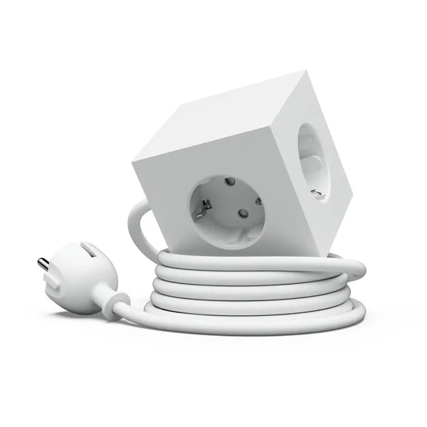 Square 1 Dual USB C & Magnetic Base 30W 300 cm Opal White (Martinelli Luce)