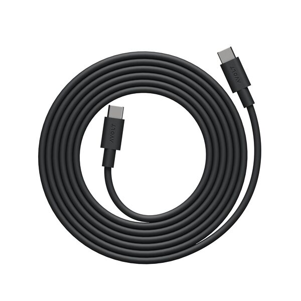 Cable 1 Ladekabel USB-C auf USB-C 100W 200 cm Stockholm Black