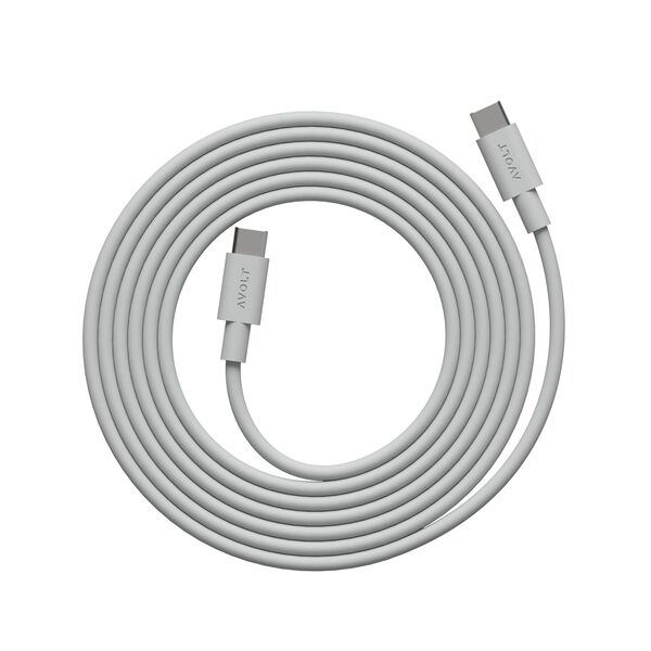 Cable 1 -latauskaapeli USB-C–USB-C 100W 200 cm Gotland Gray