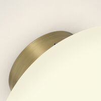 Zeppo Wall Lamp Mat børstet messing