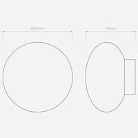 Zeppo Wall Lamp Mat børstet messing