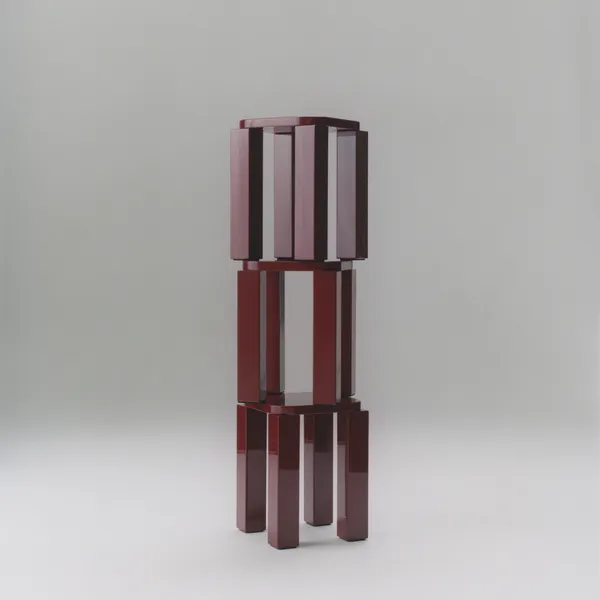 Atlas Stool Burgundy