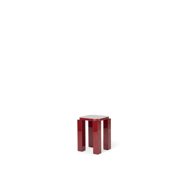 Atlas Stool Burgundy
