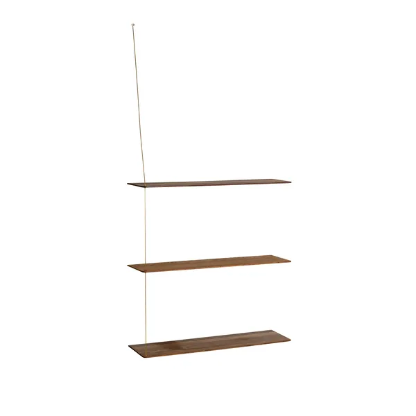 Stedge 3.0 Shelf 80 cm Smoked Oak/Brass