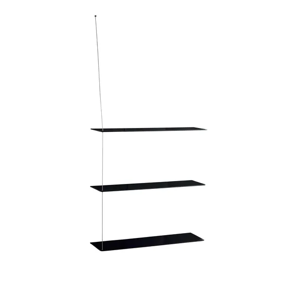 Stedge 3.0 Shelf 80 cm Black Oak/Stainless Steel