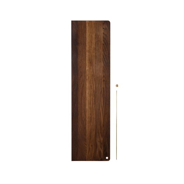 Stedge Étagère Supplémentaire 80 cm Chêne Fumé/Laiton