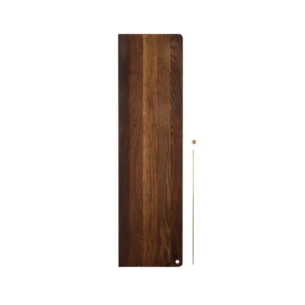 Stedge Extra Shelf 80 cm Smoked Oak/Brass