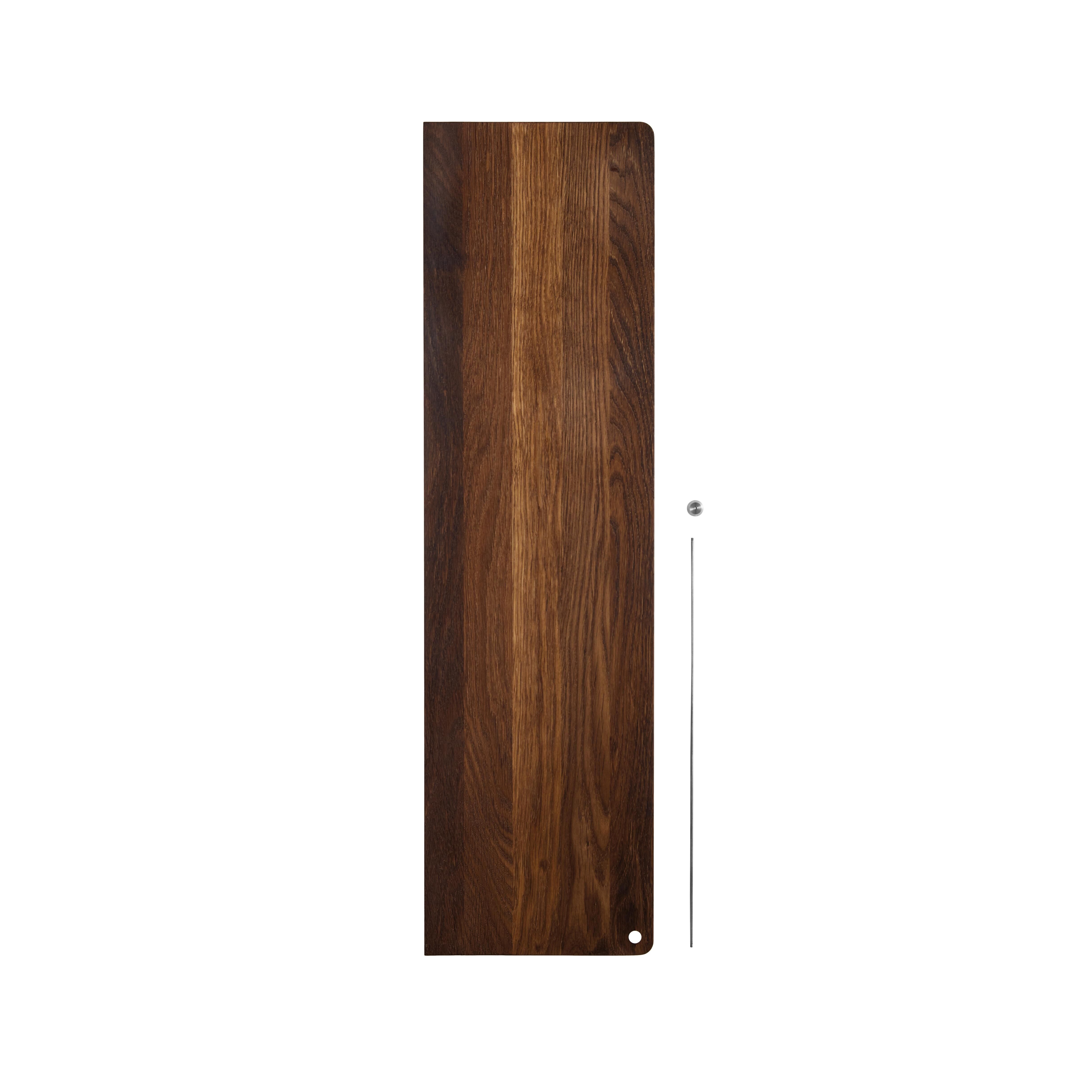 Stedge Ekstra Hylde 80 cm Rget Eg/Rustfrit Stl