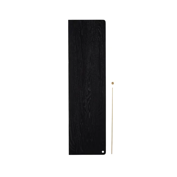 Stedge Extra Shelf 80 cm Black Oak/Brass