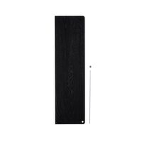 Black oak / Stainless steel
