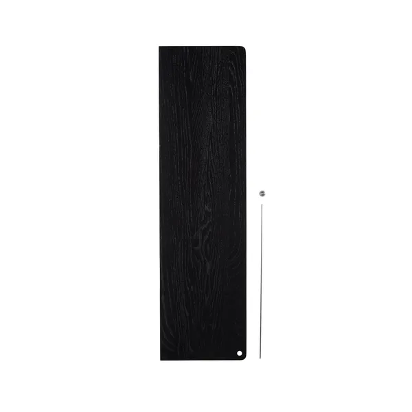 Stedge Étagère Supplémentaire 80 cm Chêne Noir/Acier Inoxydable