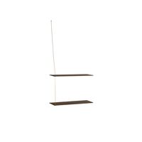Smoked oak / Brass