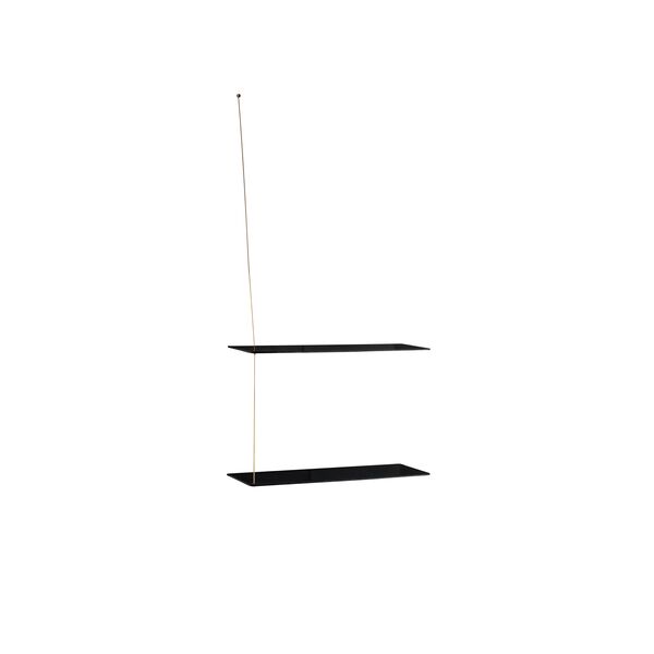 Stedge 2.0 polica 60 cm, crni hrast/mjed