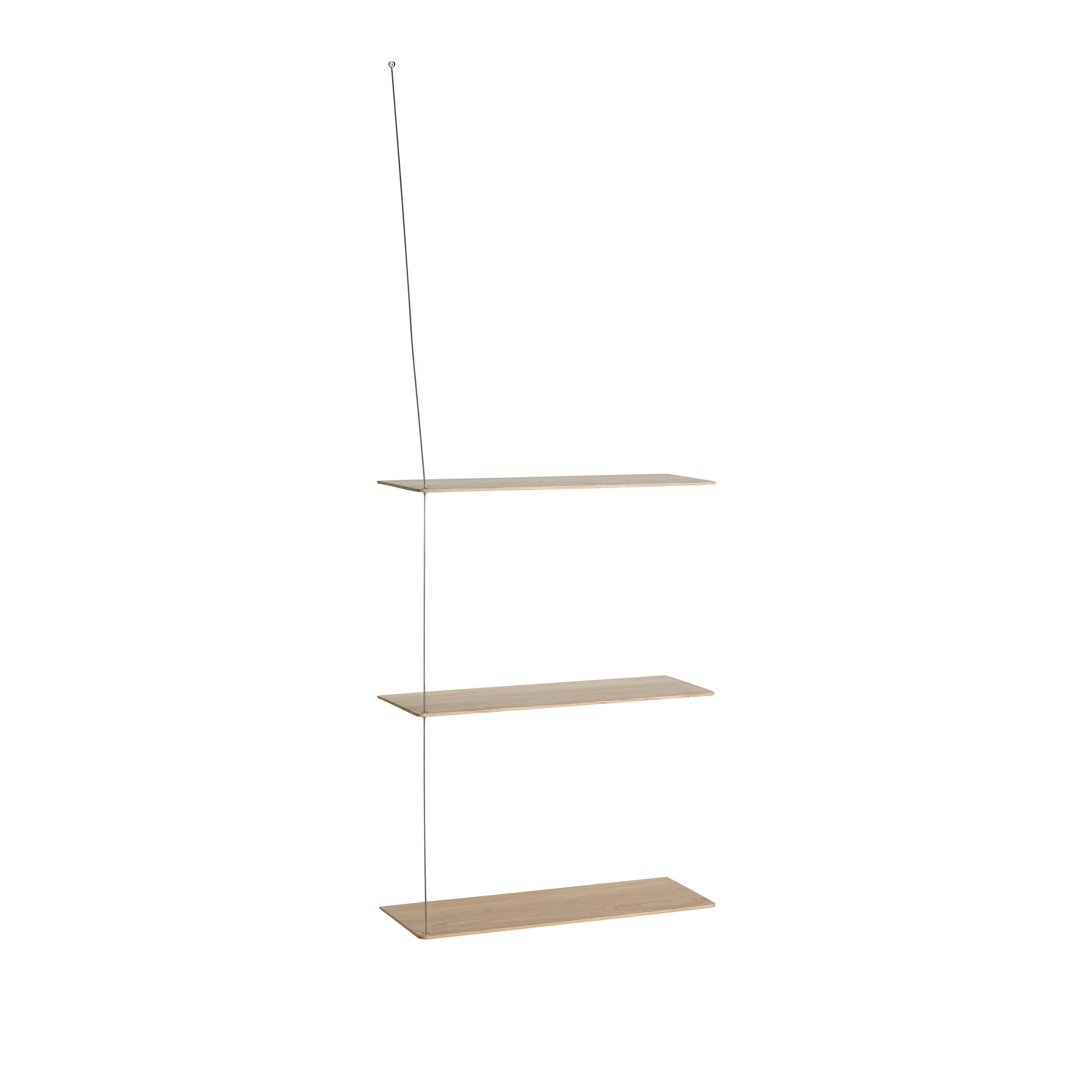 Stedge 3.0 Hylde 60 cm Hvidpigmenteret Eg/Rustfrit Stl