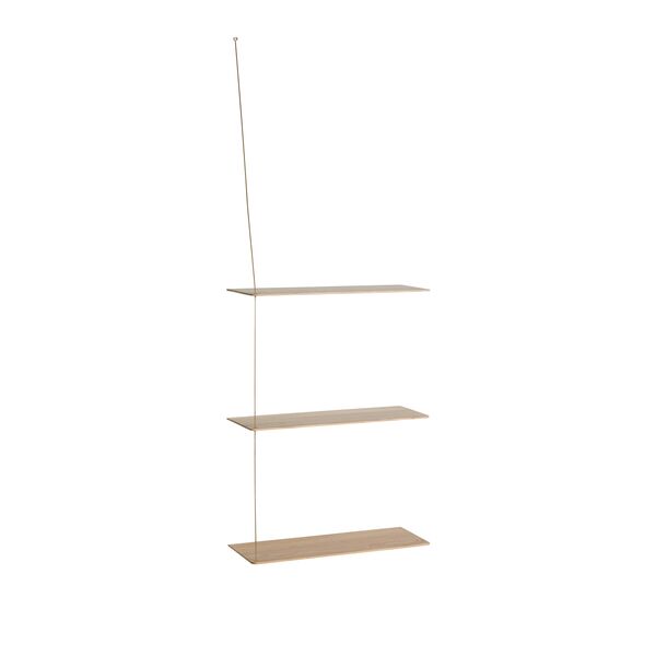 Stedge 3.0 Hylde 60 cm Hvidpigmenteret Eg/Messing