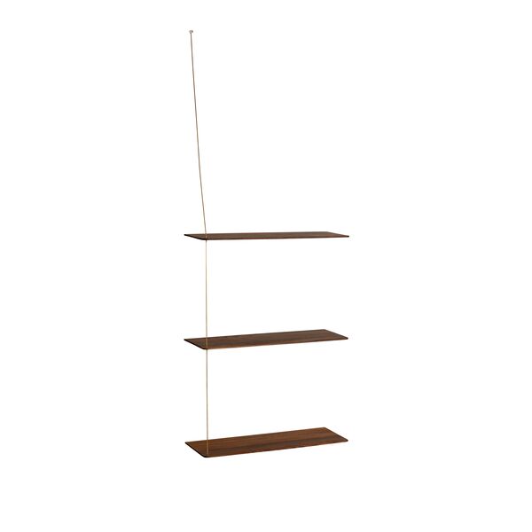 Stedge 3.0 Mensola 60 cm Rovere Affumicato/Ottone