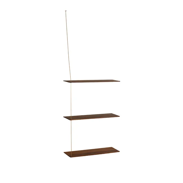 Stedge 3.0 Shelf 60 cm Smoked Oak/Brass