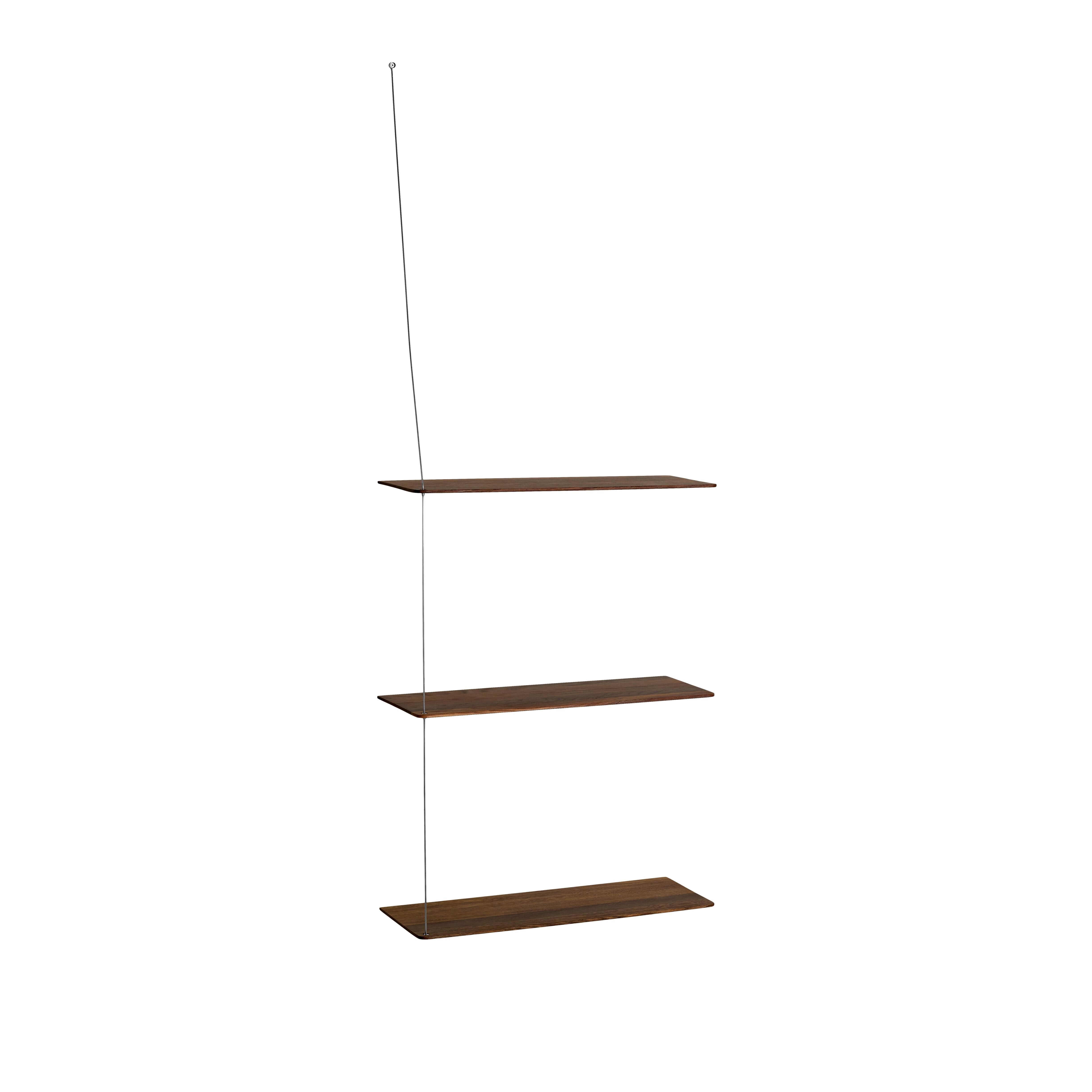 Stedge 3.0 Hylle 60 cm Røkt Eik/Rustfritt Stål