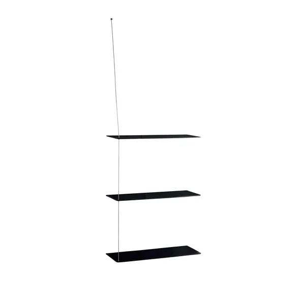 Stedge 3.0 Shelf 60 cm Black Oak/Stainless Steel