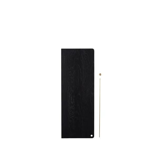 Stedge Extra Shelf 60 cm Black Oak/Brass