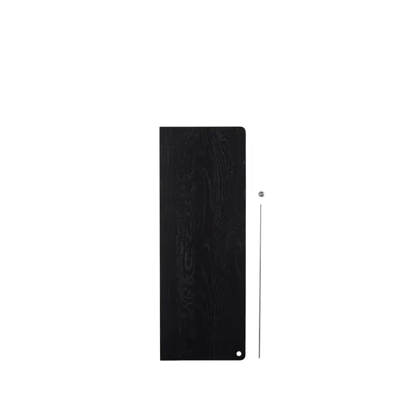 Stedge Extra Shelf 60 cm Black Oak/Stainless Steel