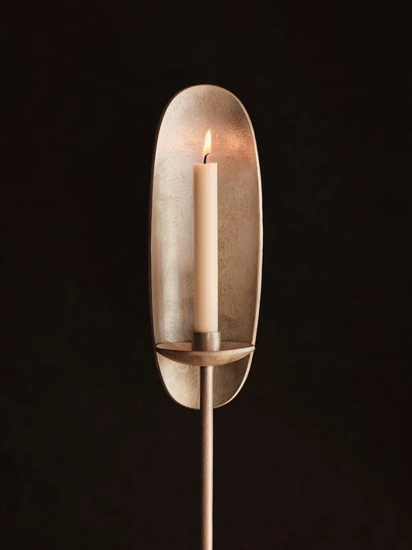 Agapé Floor Candle Holder Aluminium