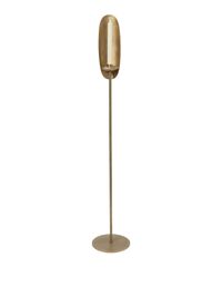Agapé Floor Candle Holder Brass Finish