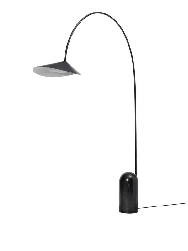 Arum Buet Gulvlampe Sort