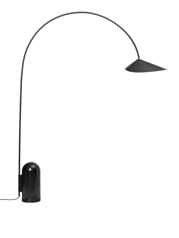 Arum Buet Gulvlampe Sort